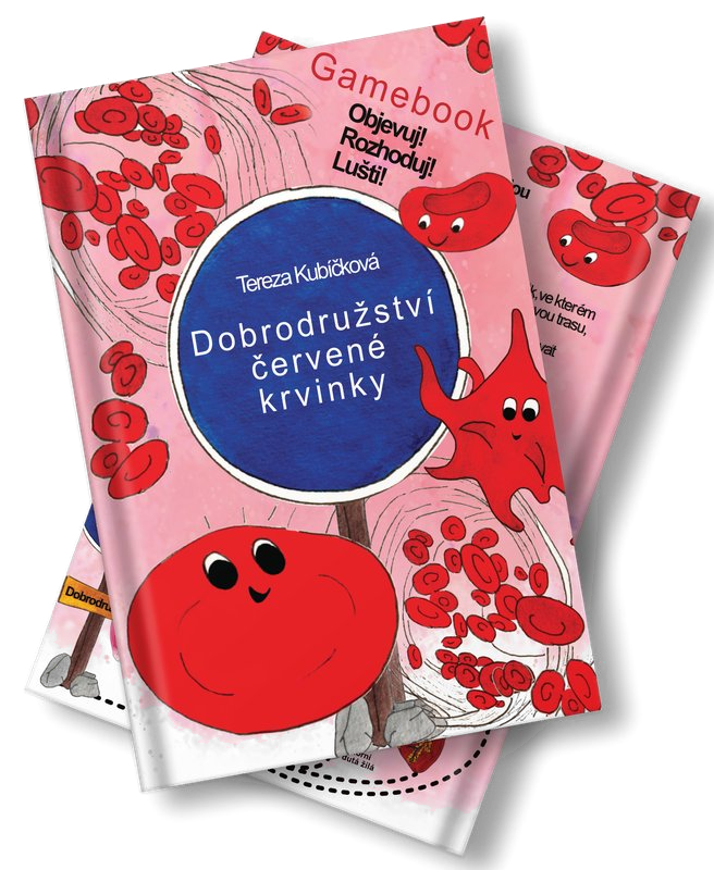 Dobrodružství červené krvinky - Gamebook (kniha)